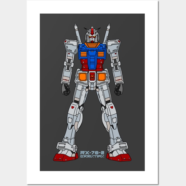 RX-78-2 garistipis Wall Art by garistipis